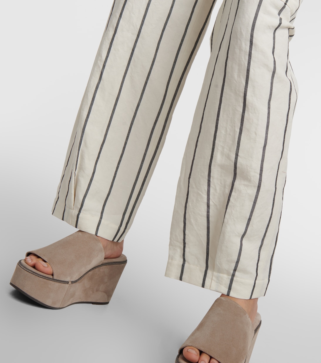 Hose aus Leinen und Baumwolle | Brunello Cucinelli