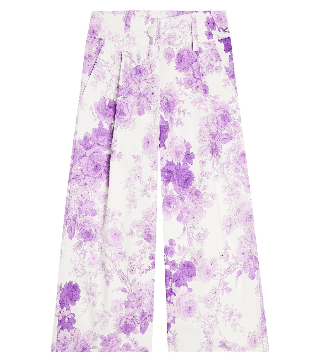 Pantaloni a gamba larga in cotone | Monnalisa