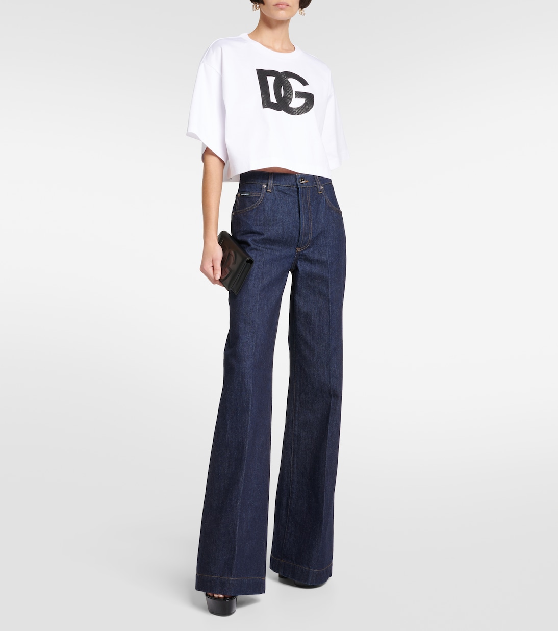 Jeans flared a vita alta | Dolce&Gabbana