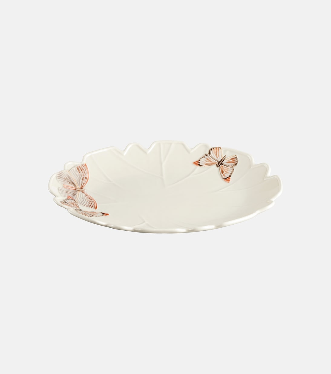 Cloudy Butterflies oval platter by Claudia Schiffer | Bordallo Pinheiro