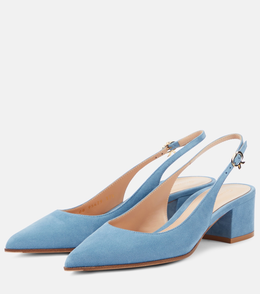 Pumps slingback Piper 45 in suede | Gianvito Rossi