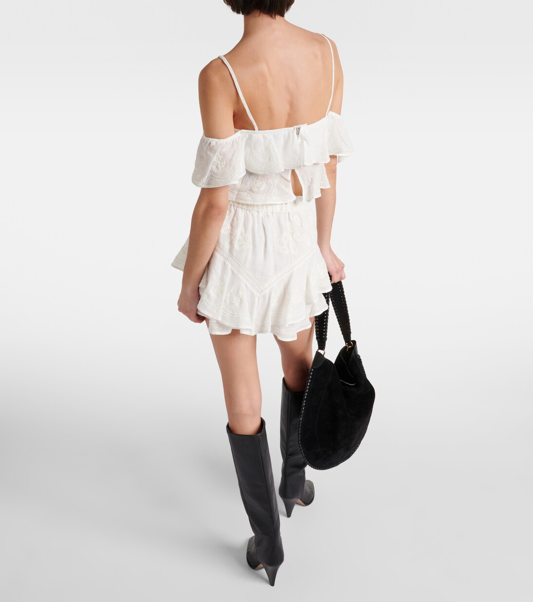 Shorts Elsa in ramia con ricamo | Isabel Marant
