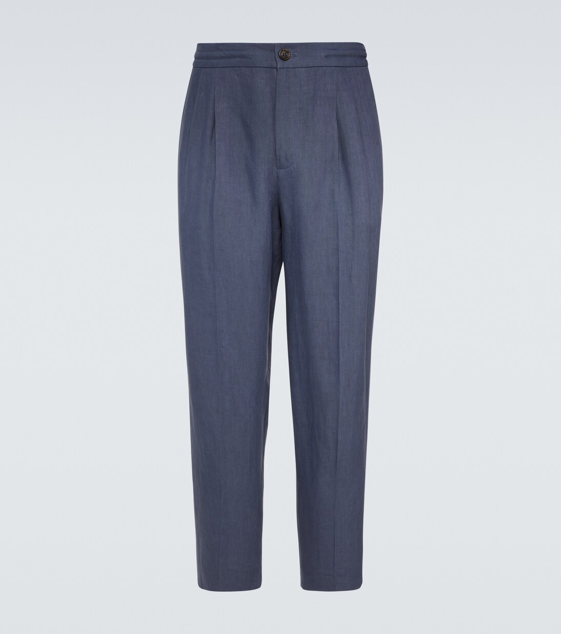 Pantaloni regular in lino | Brunello Cucinelli