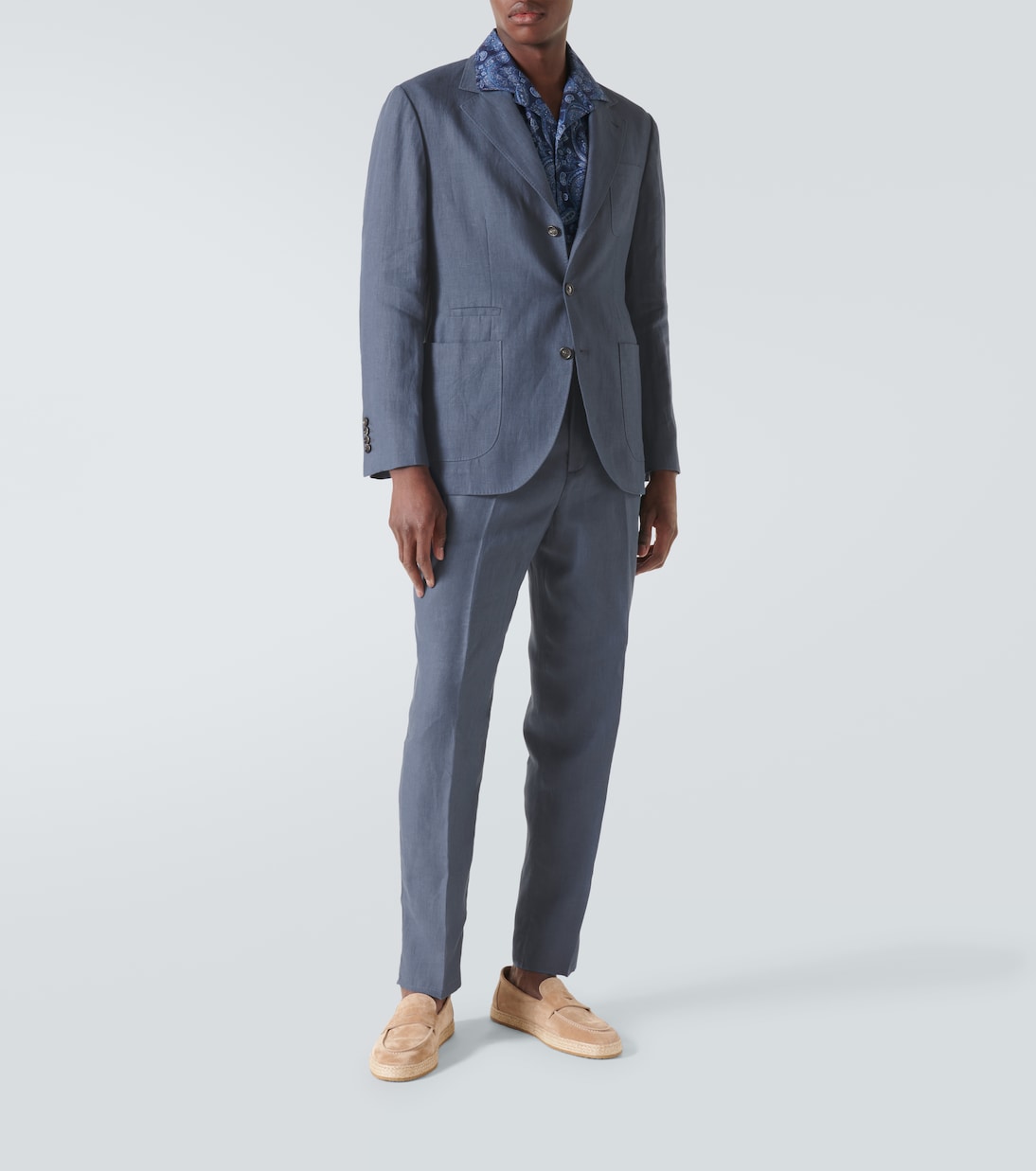 Pantaloni regular in lino | Brunello Cucinelli