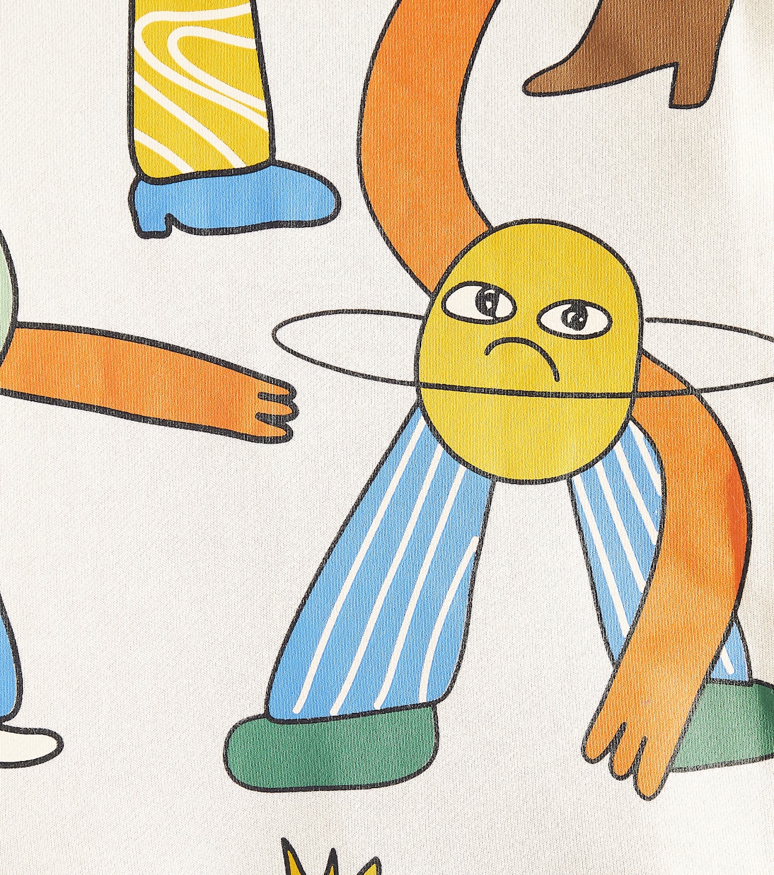 Felpa in jersey di cotone con stampa | Stella McCartney Kids