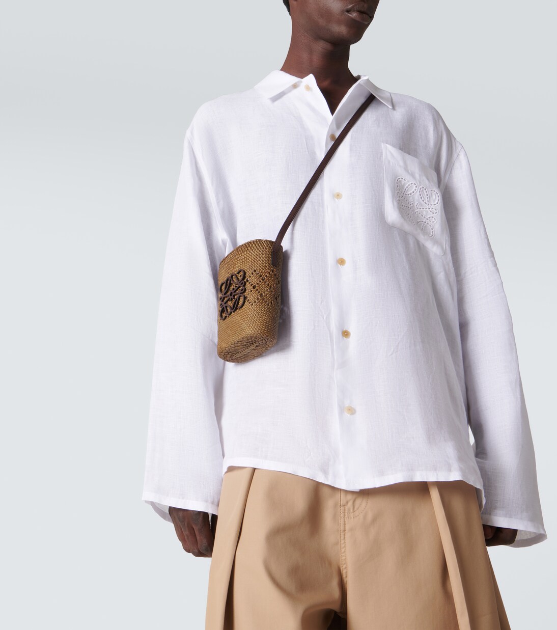 Paula's Ibiza - Camicia Anagram in lino | Loewe