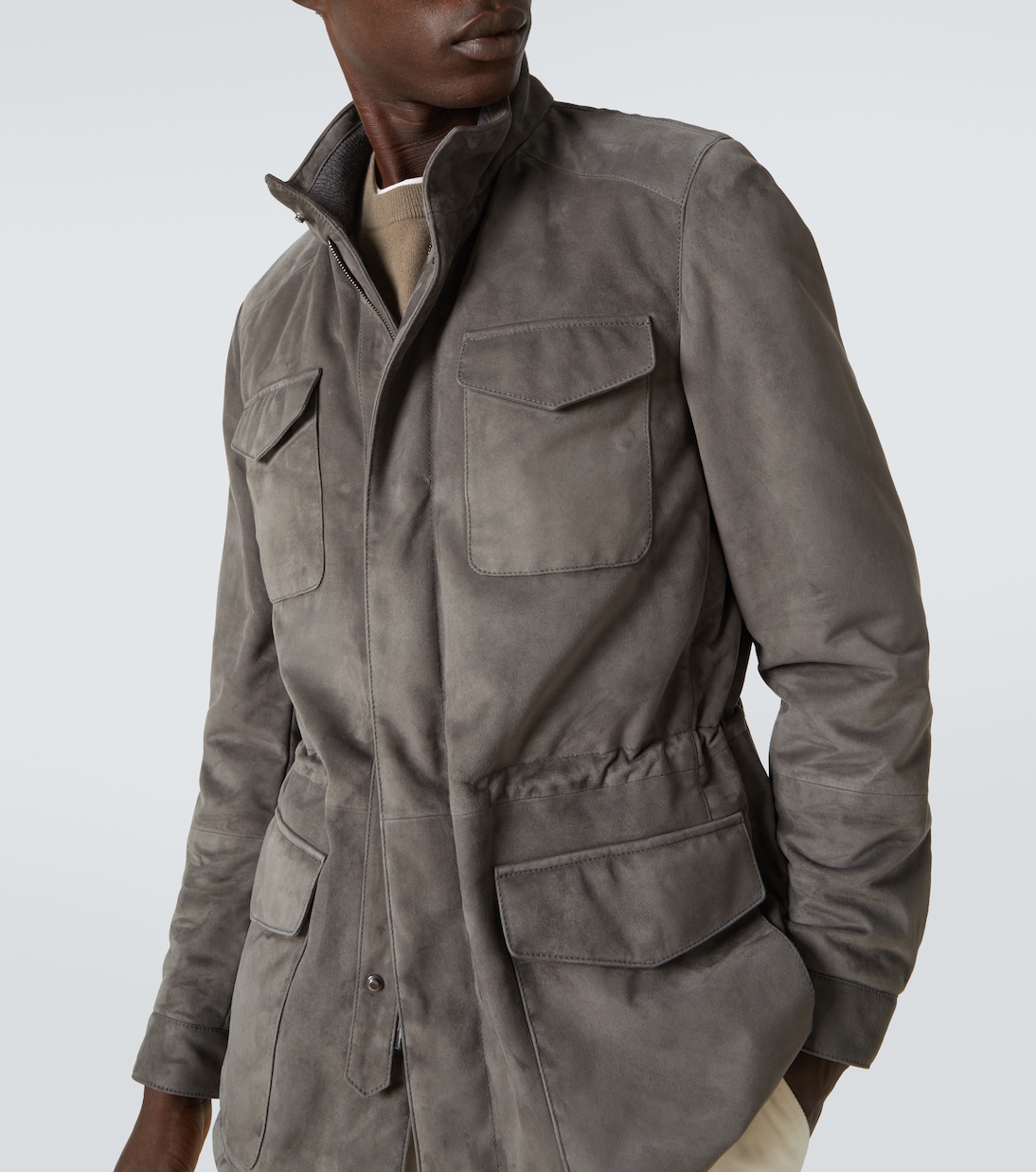 Suede field jacket | Thom Sweeney