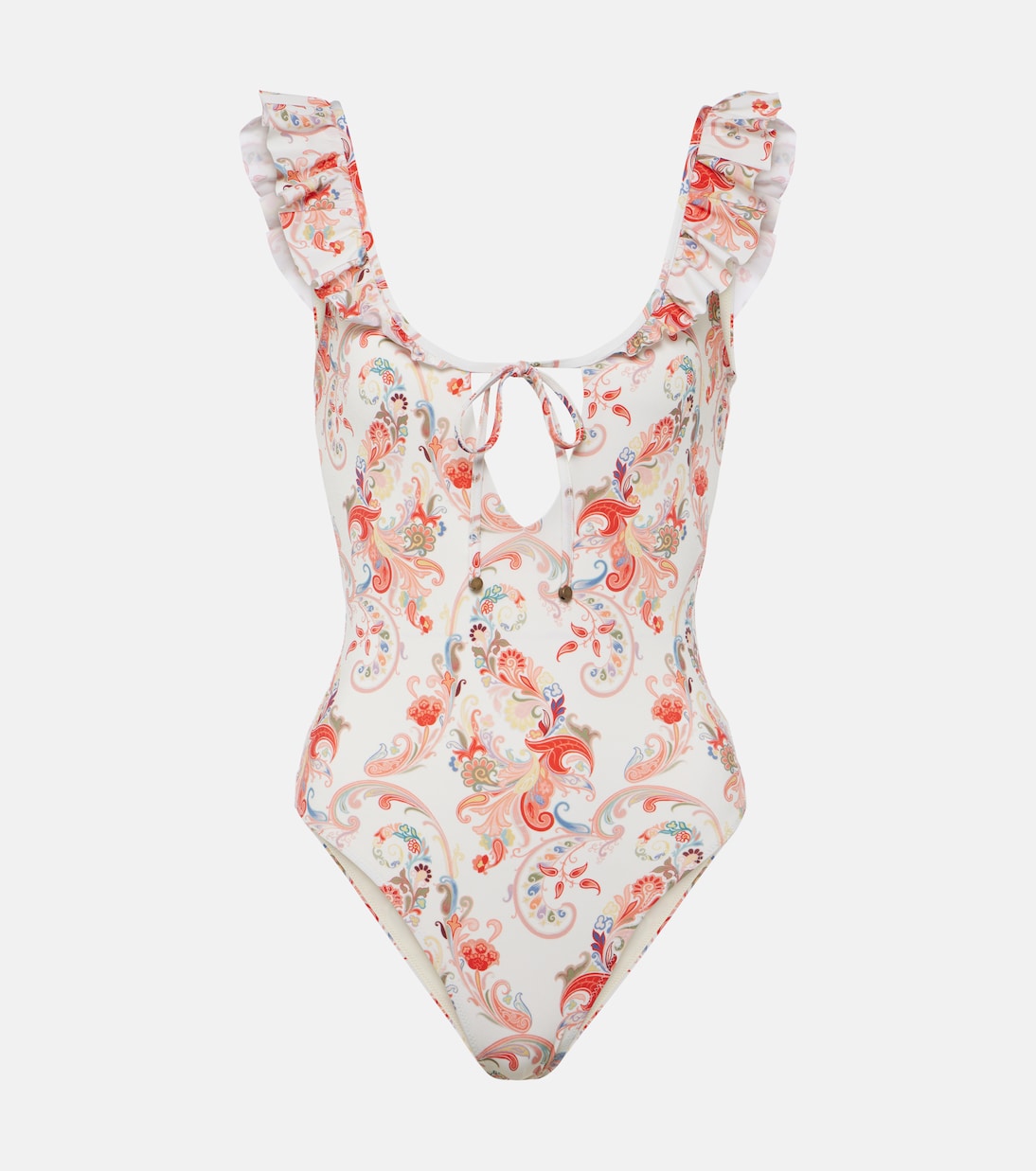 Ruffled paisley swimsuit | Etro