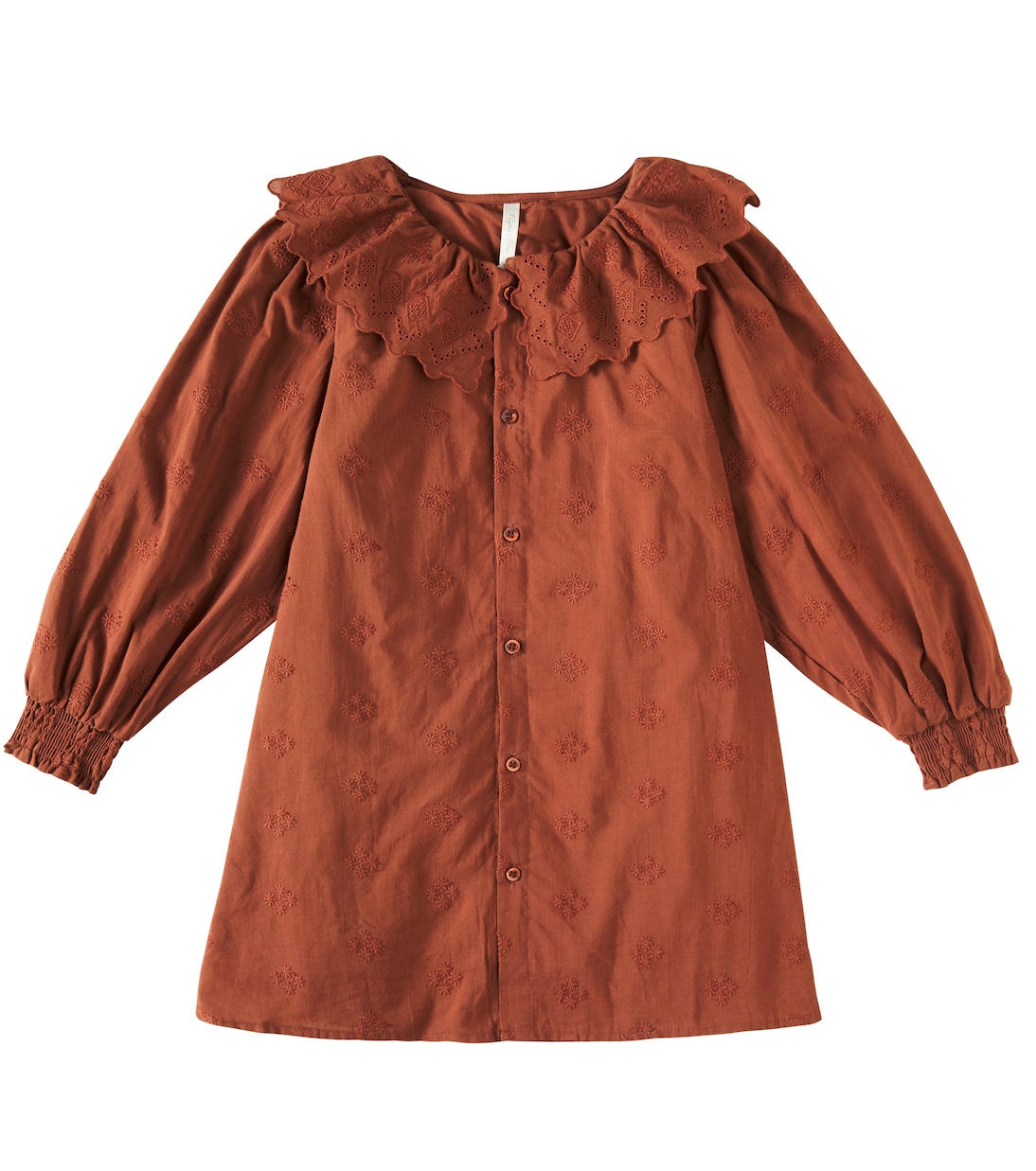 Abito Colette in cotone con volant | Rylee + Cru