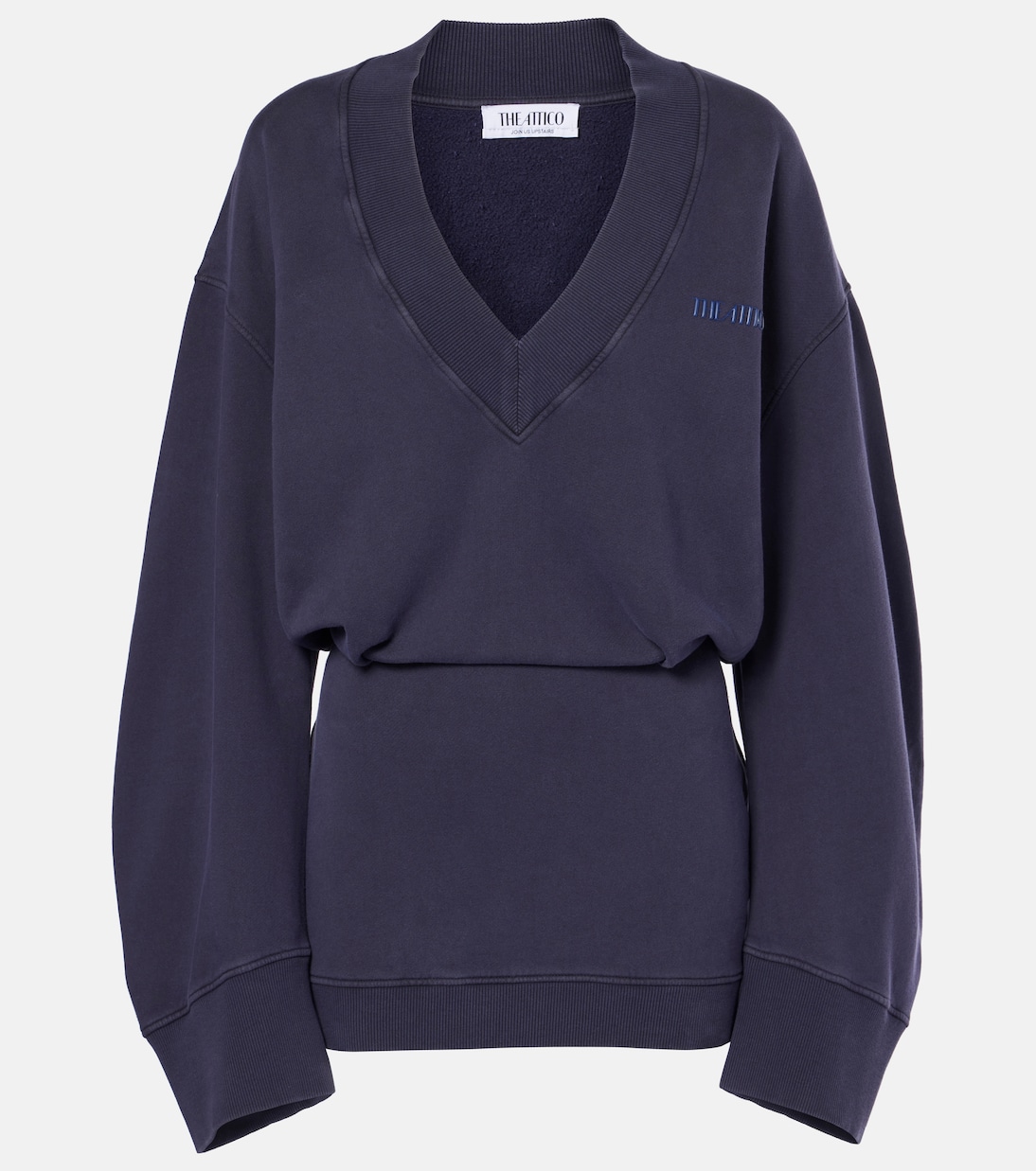 Cotton-blend fleece minidress | The Attico