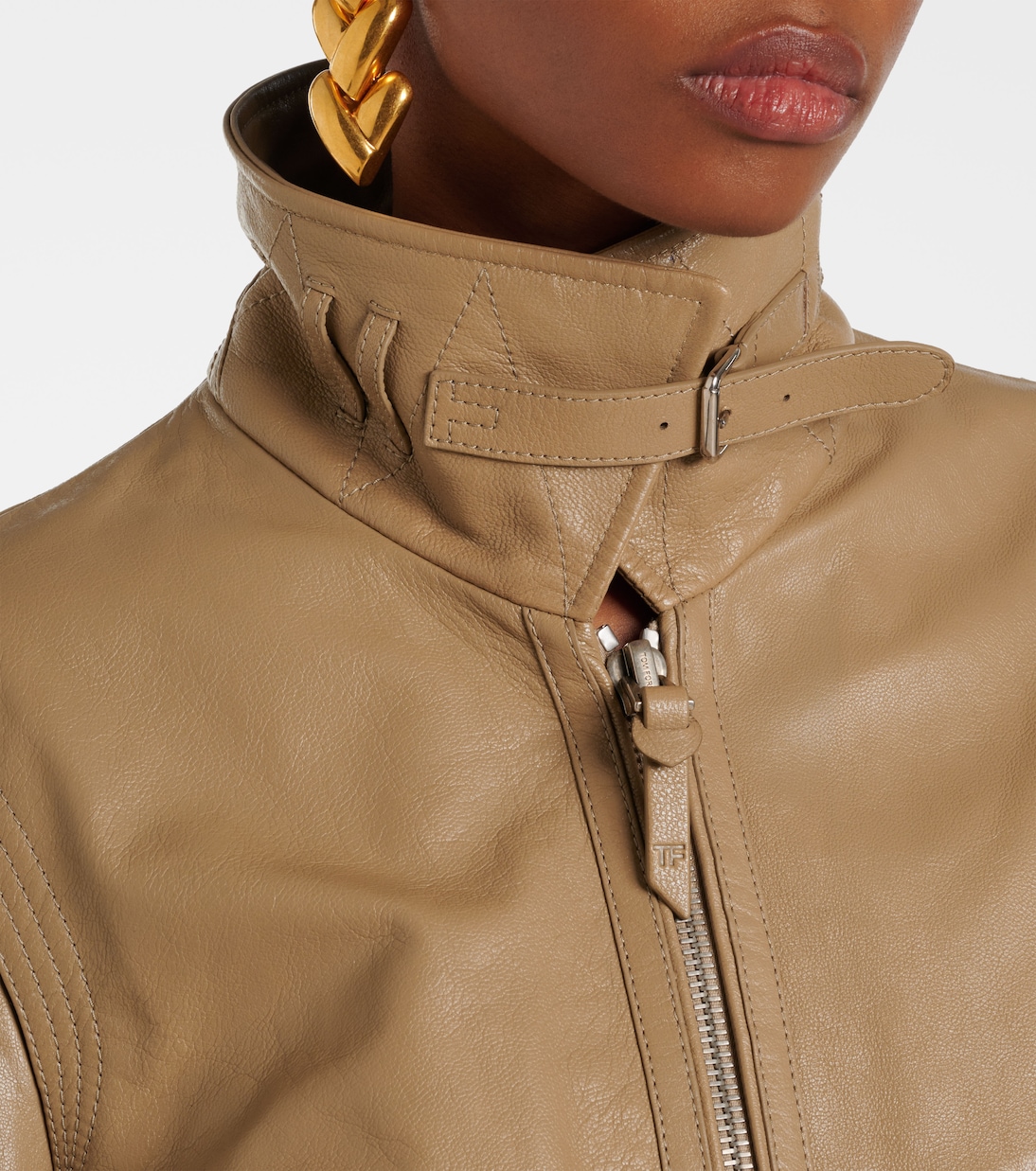 Giacca blouson in pelle | Tom Ford
