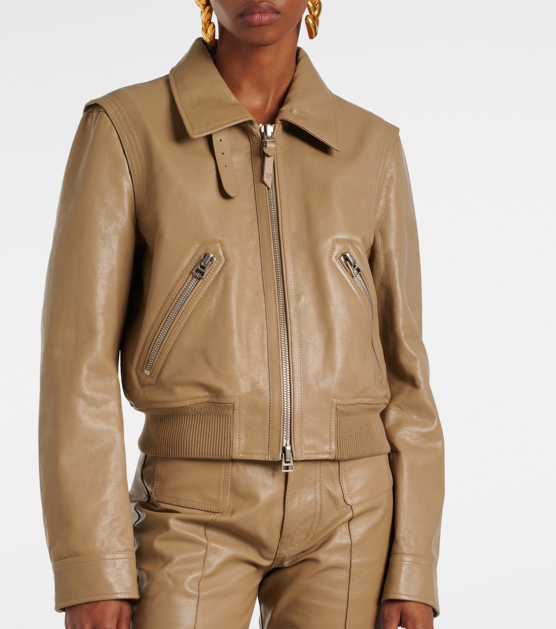 Giacca blouson in pelle | Tom Ford
