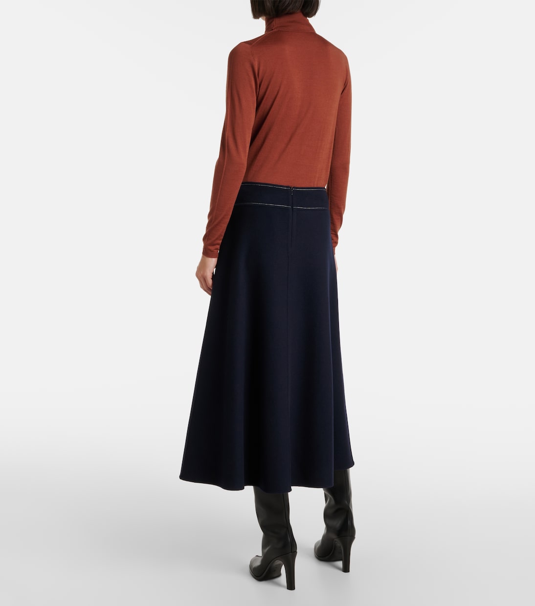Falda midi Nevada de lana | 'S Max Mara
