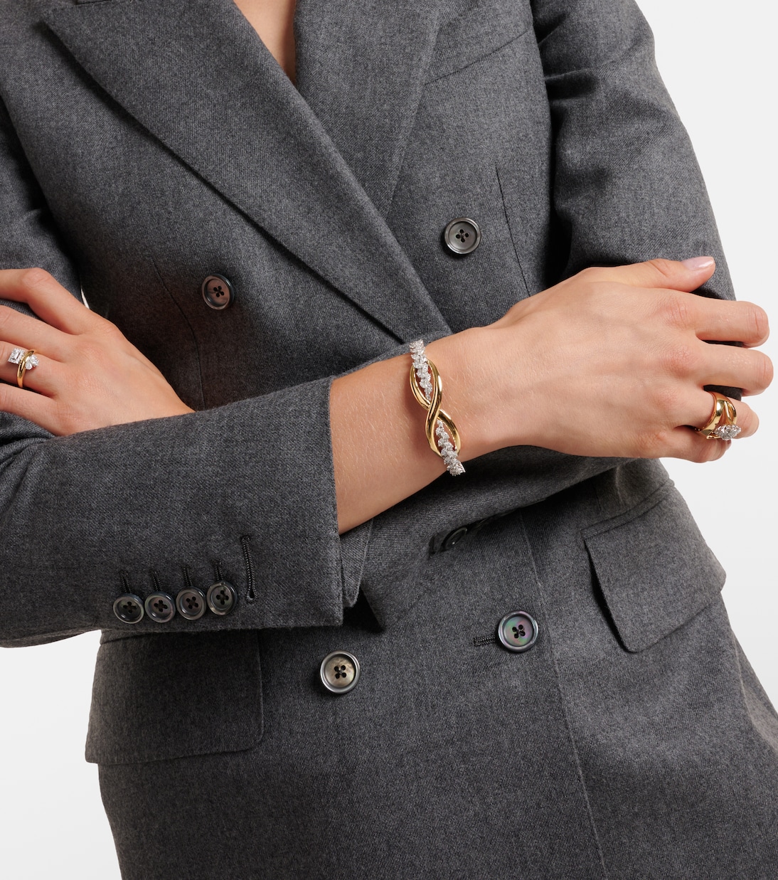 Bracelet Golden Strada en or 18 ct et diamants | Yeprem