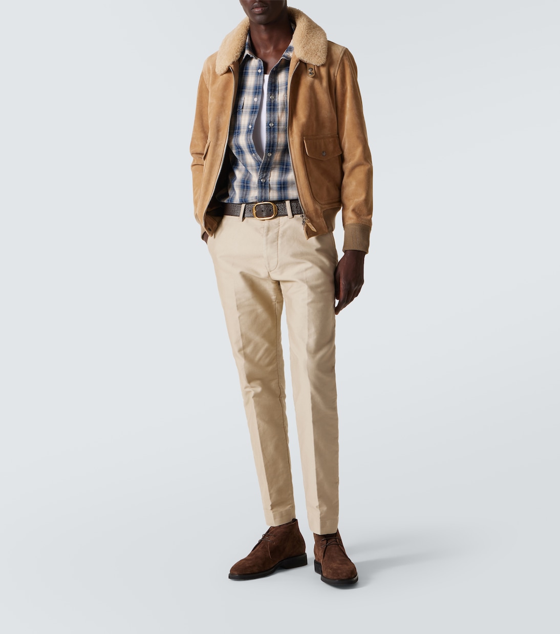 Camicia in cotone a quadri | Tom Ford