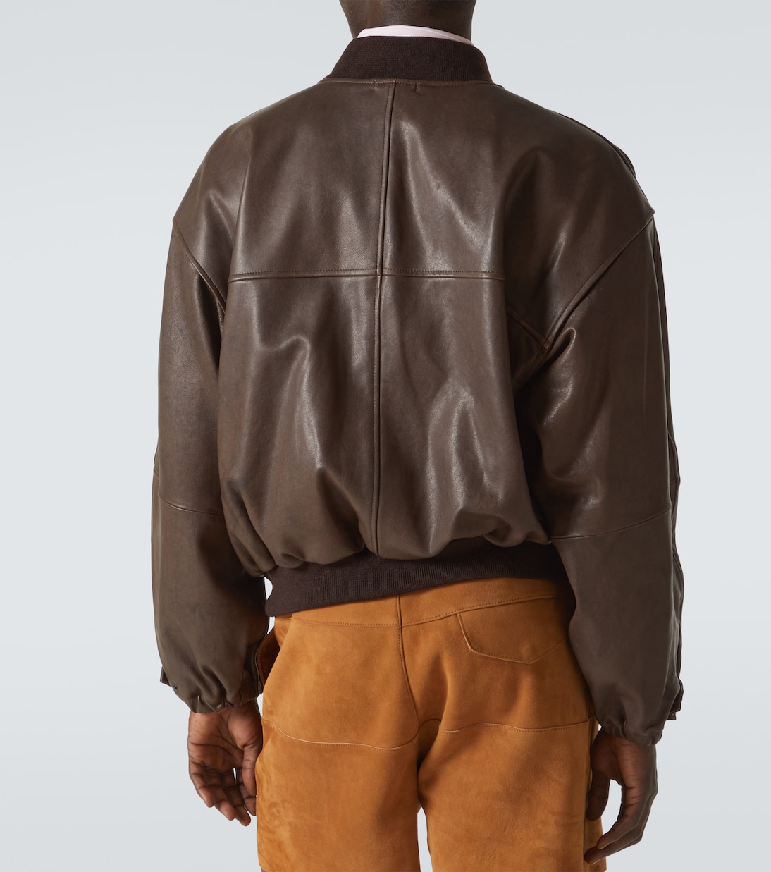 Giacca blouson in pelle | Auralee