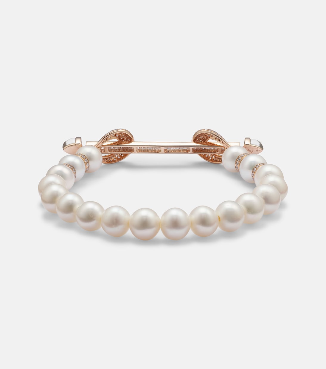 Bracciale in oro rosa 18kt ANANYA Chakra con pietre preziose per stile giovane e moderno