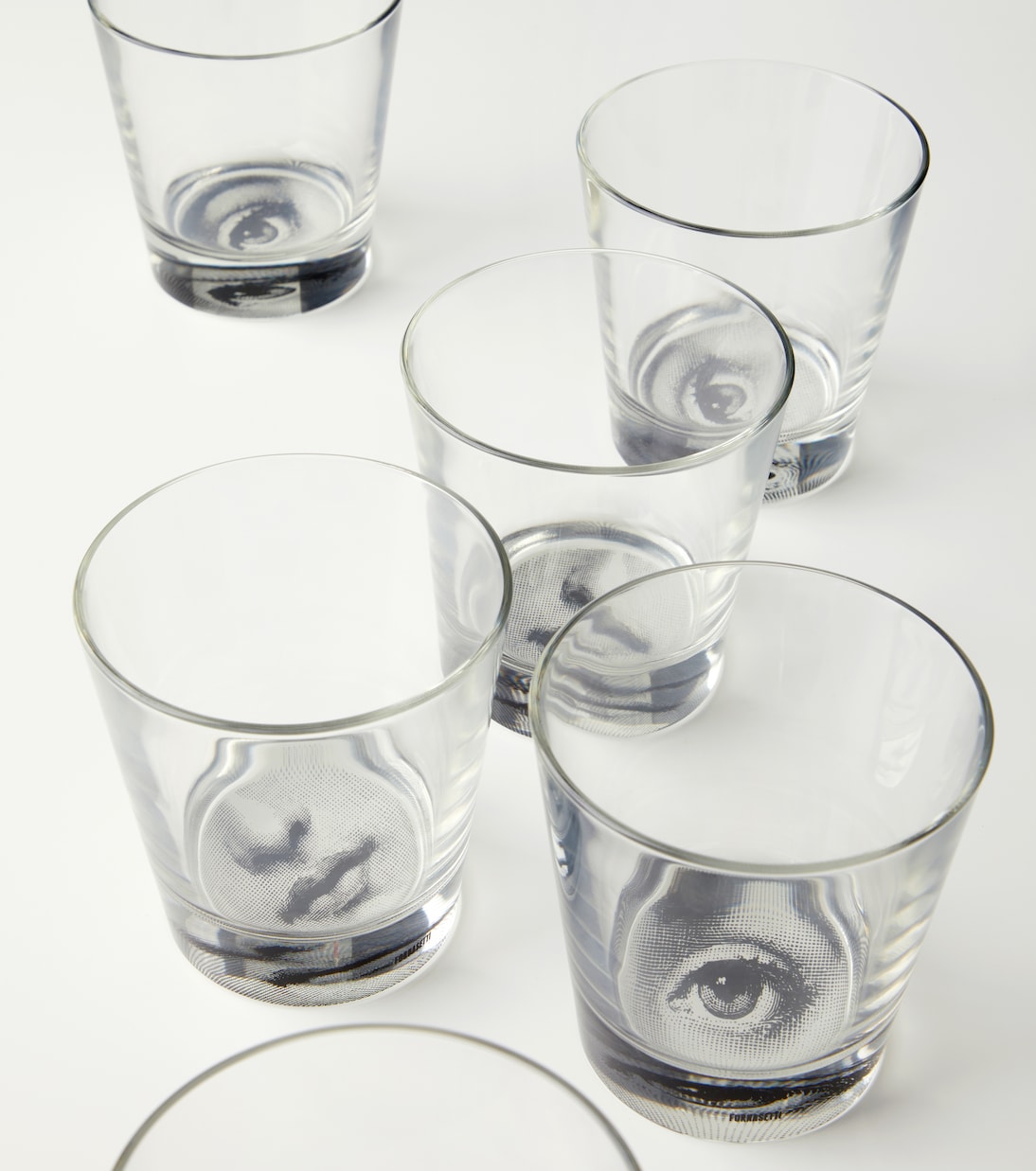 Occhio e Bocca set of 6 glasses | Fornasetti