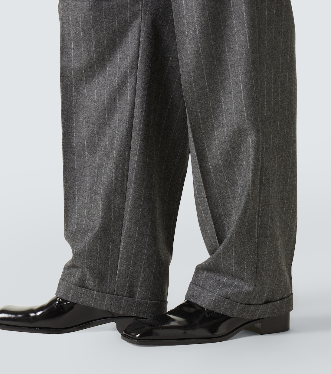 Pinstripe wool and cashmere suit pants | Saint Laurent