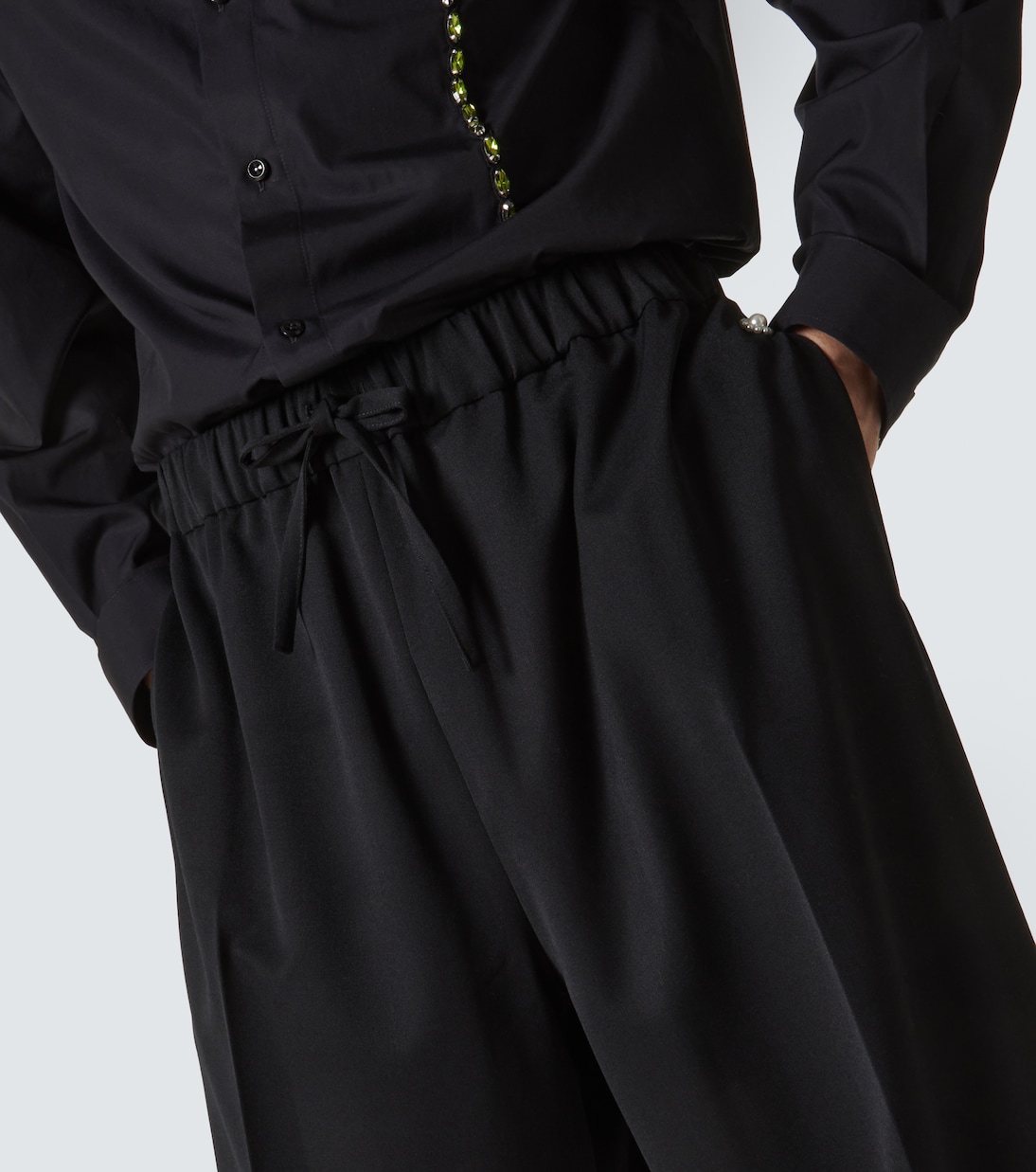 Weite High-Rise-Hose | Simone Rocha