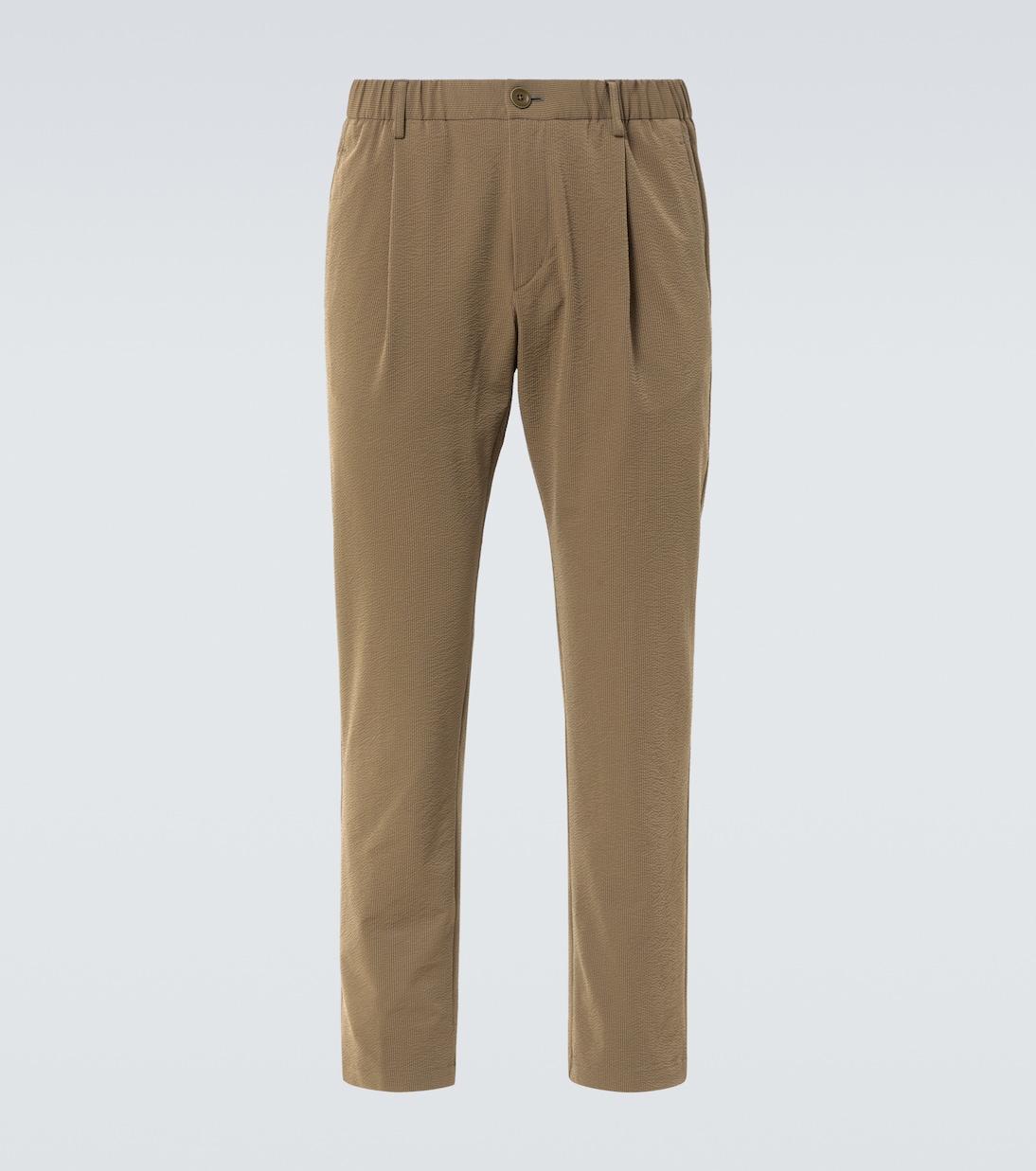 Pantaloni regular in seersucker | Herno