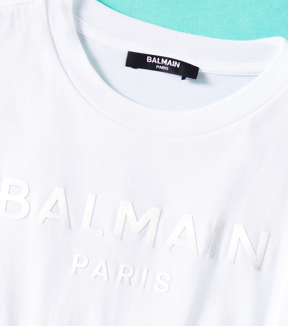 Kleid aus Baumwoll-Jersey | Balmain Kids