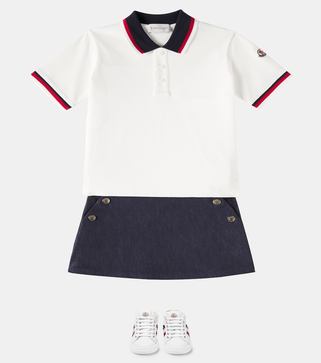 Polohemd aus Baumwoll-Piqué | Moncler Enfant