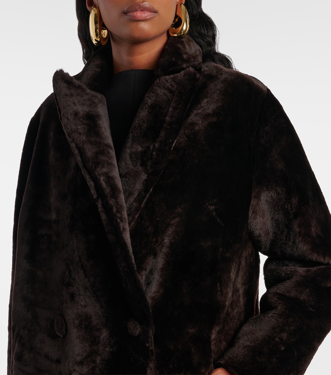 Cappotto Samara in shearling | Nour Hammour