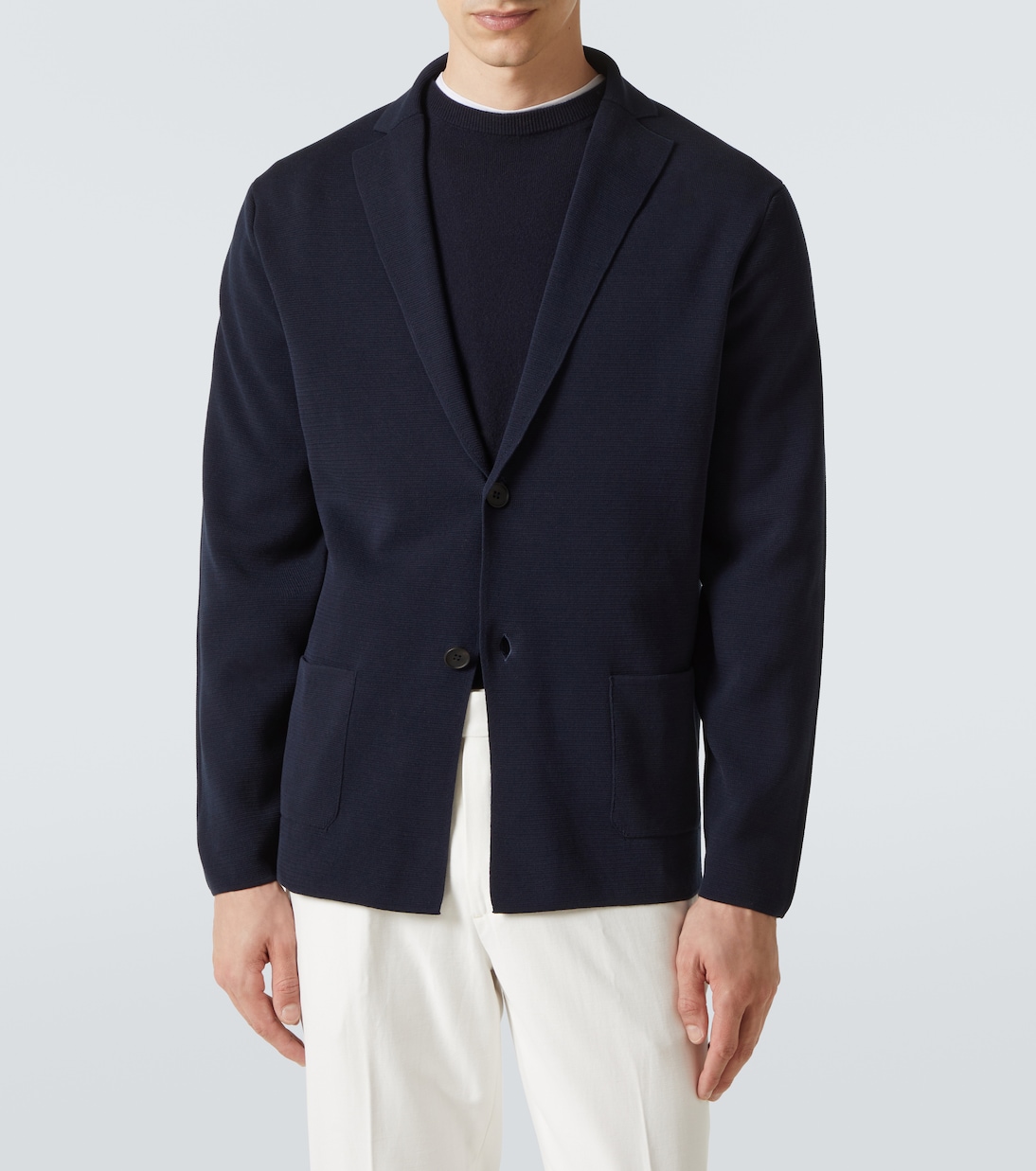 Blazer aus Baumwoll-Crêpe | Thom Sweeney