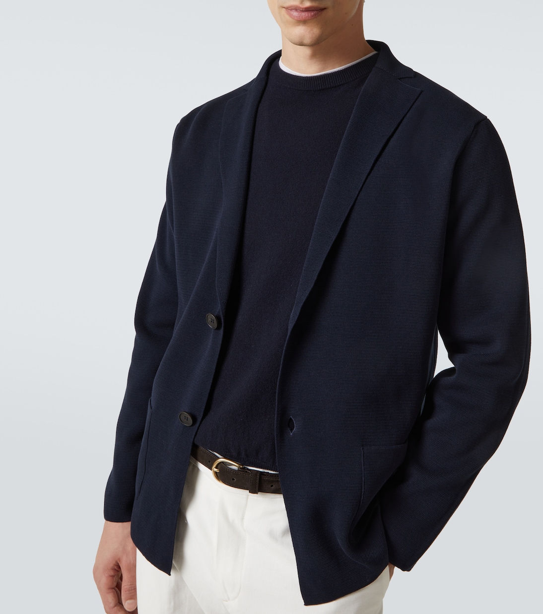 Blazer aus Baumwoll-Crêpe | Thom Sweeney