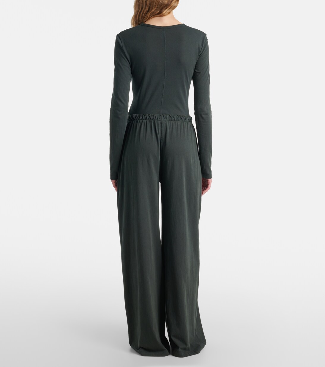 Weite Hose Ukira aus Baumwoll-Jersey | The Row
