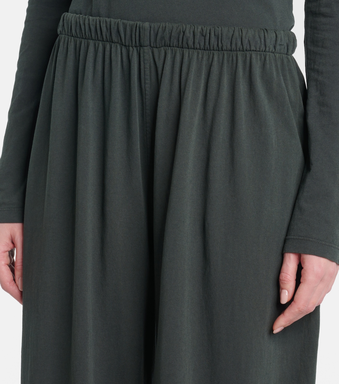 Weite Hose Ukira aus Baumwoll-Jersey | The Row
