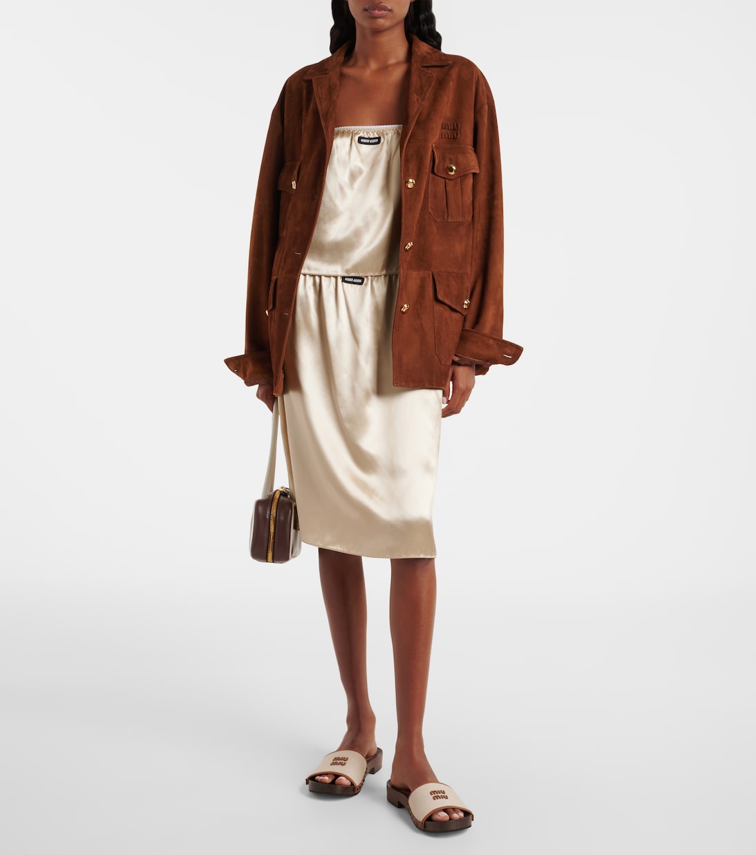Top aus Satin | Miu Miu