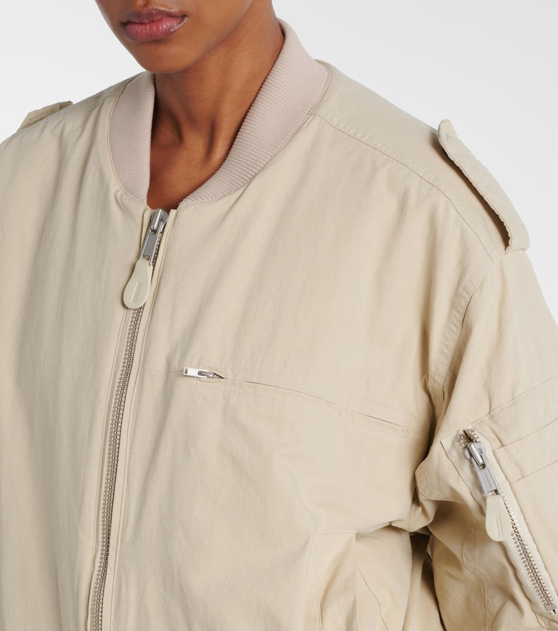 Bomber A-4 in canvas di cotone | Entire Studios
