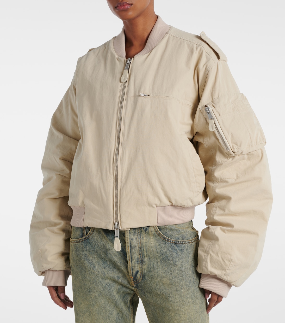 Bomber A-4 in canvas di cotone | Entire Studios
