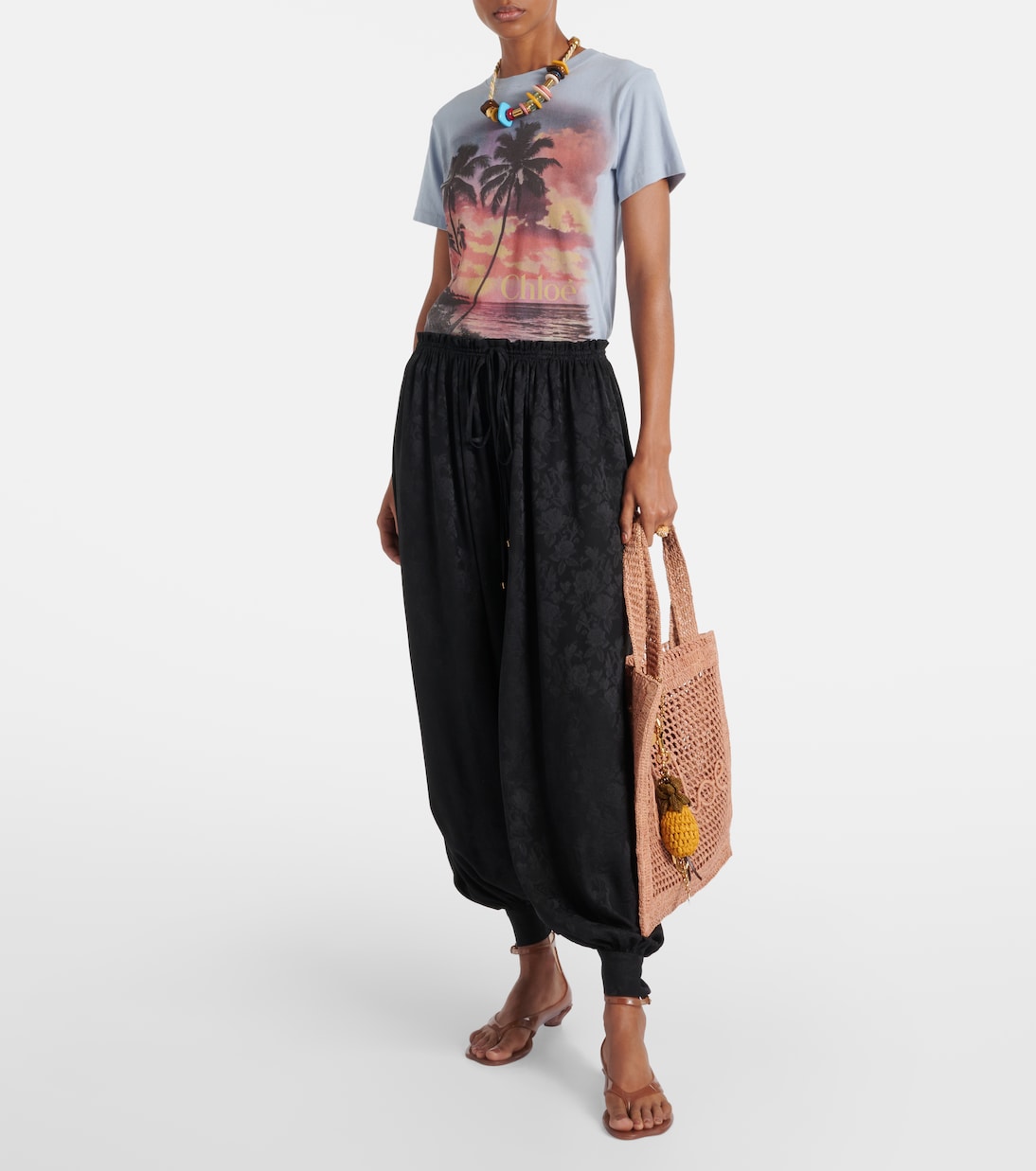 T-shirt imprimé en coton | Chloé
