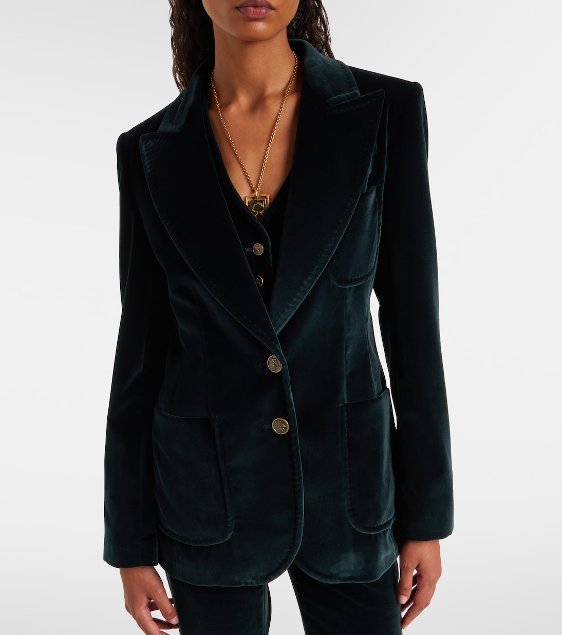 Blazer aus Baumwollsamt  | Etro