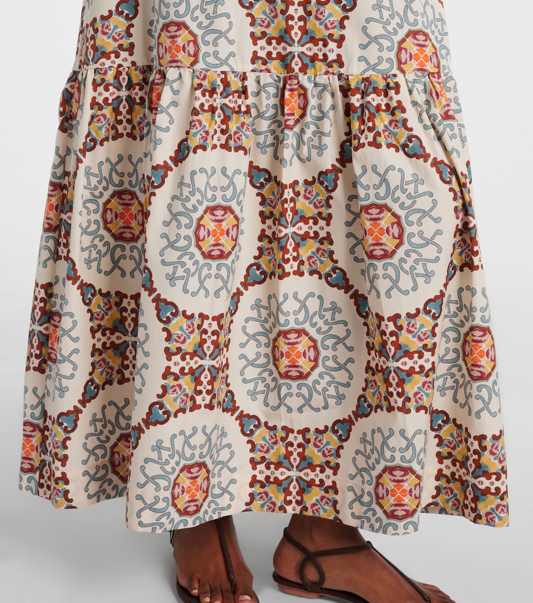 Robe chemise Artemis imprimée en coton | La DoubleJ