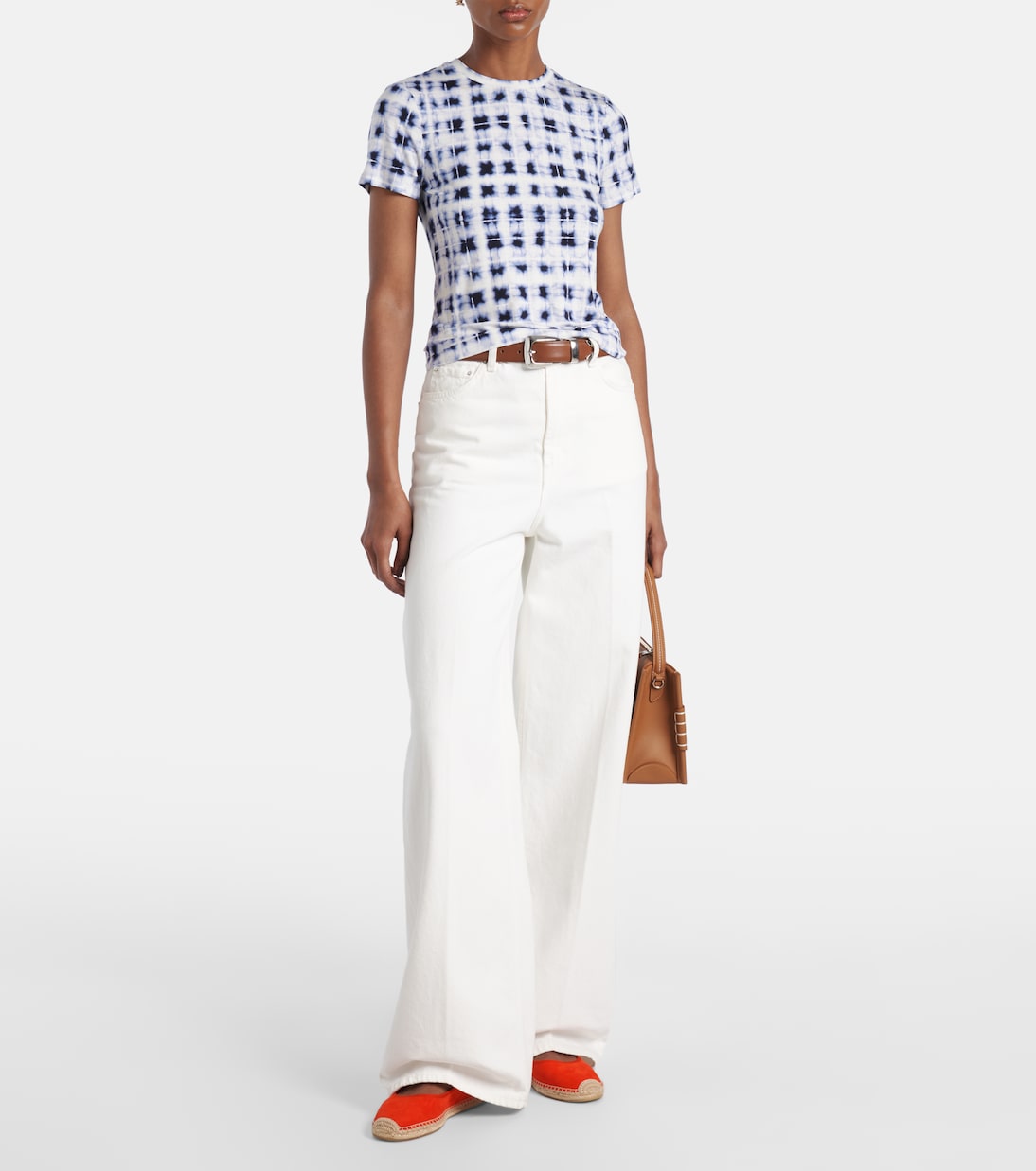 Mary-Jane-Ballerinas aus Veloursleder | Tory Burch