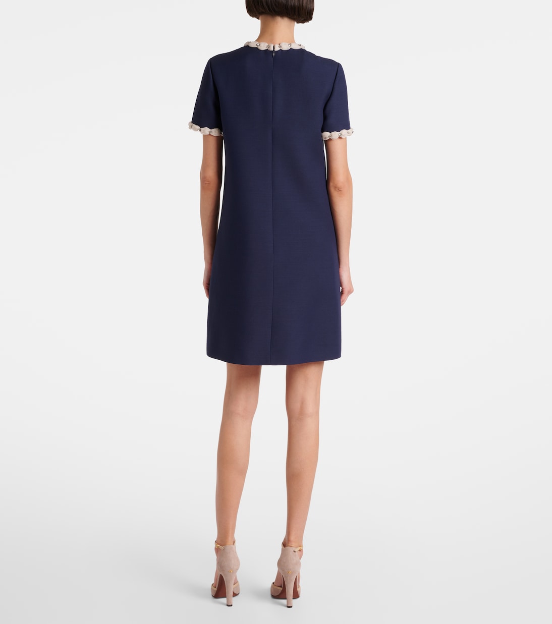 Verziertes Minikleid aus Crepe Couture | Valentino
