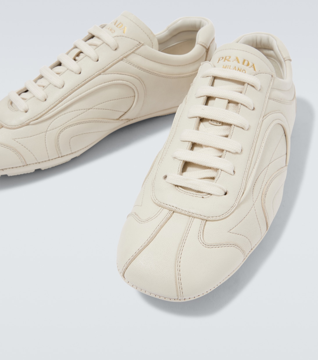 Montecarlo Re-Edition 2005 leather sneakers | Prada