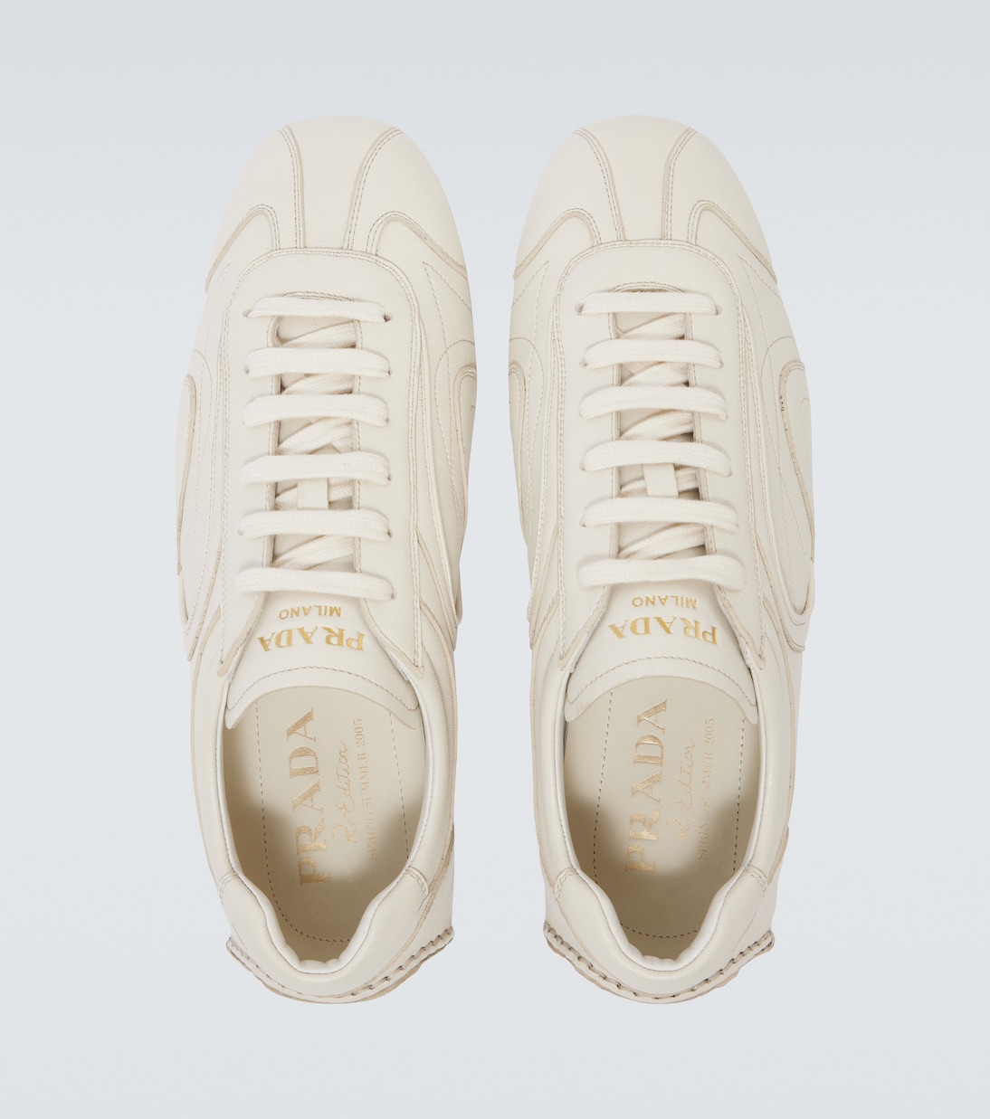 Montecarlo Re-Edition 2005 leather sneakers | Prada