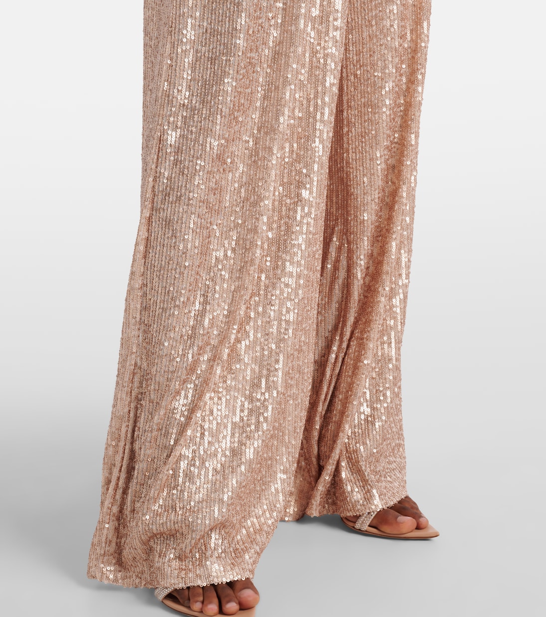 Pantaloni a gamba larga con paillettes | Norma Kamali