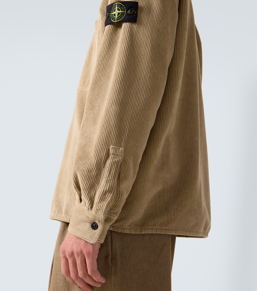 Hemdjacke Compass aus Baumwoll-Cord | Stone Island