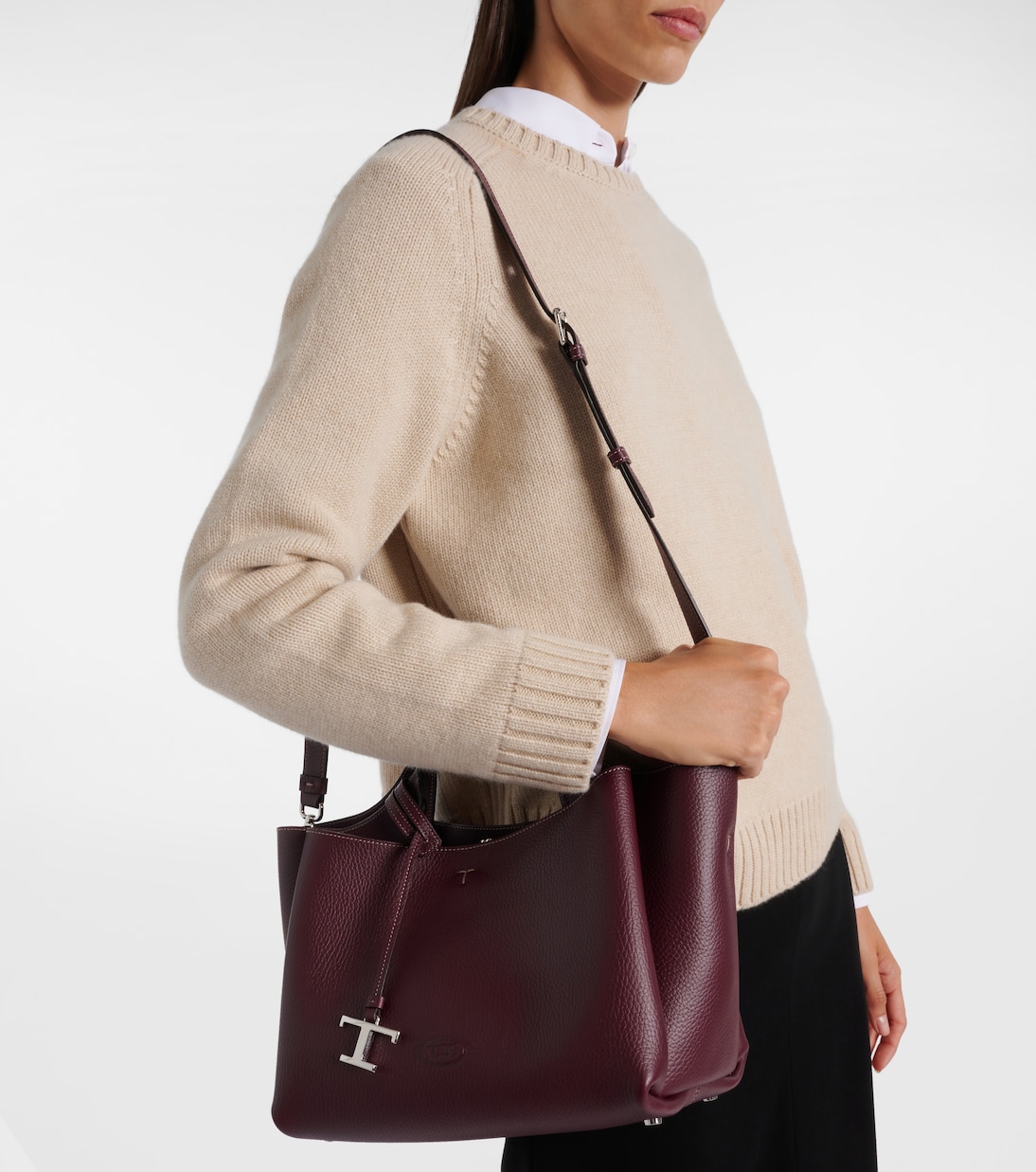 T Timeless Mini leather tote bag | Tod's