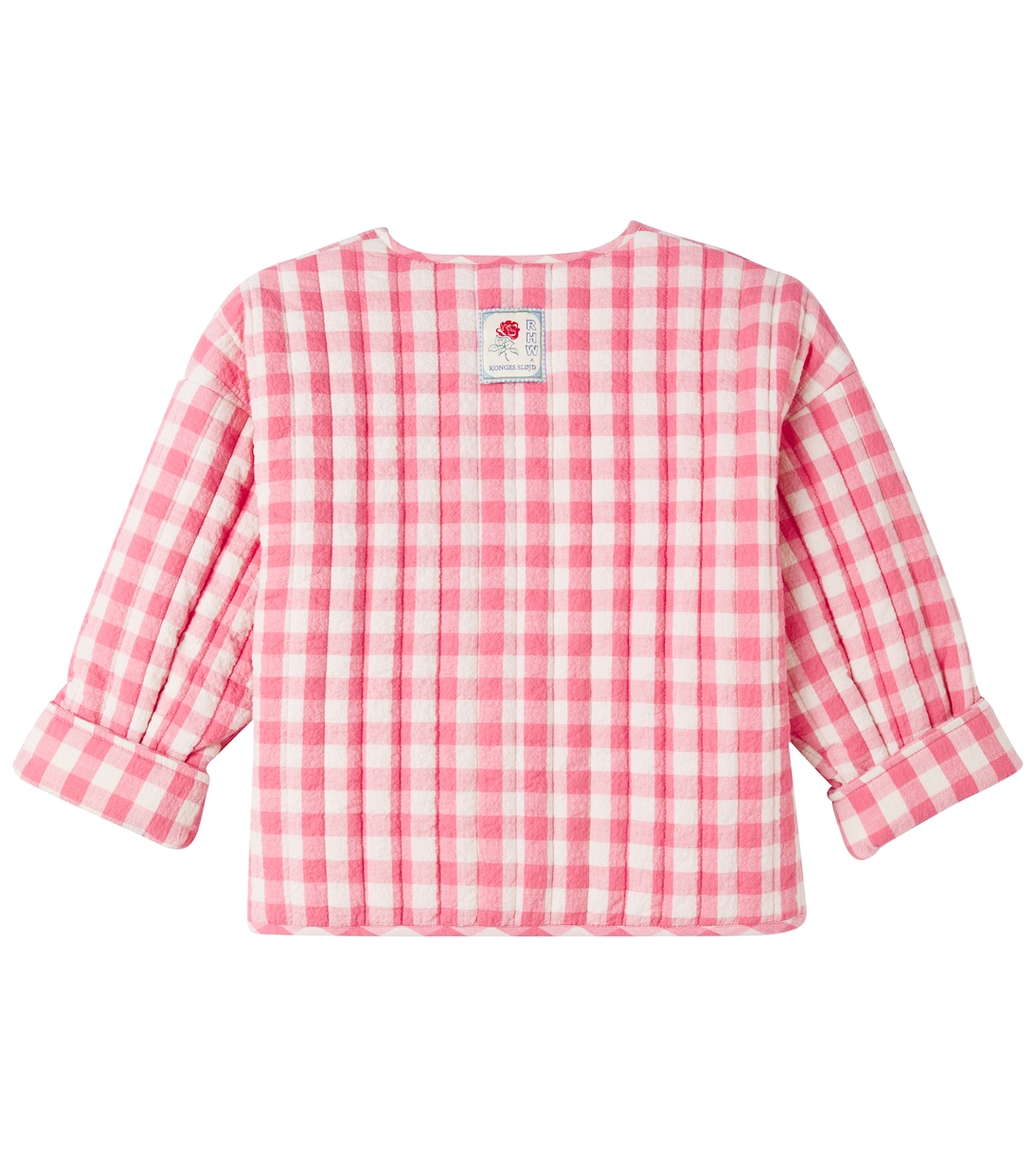 Embroidered gingham cotton jacket | Konges Sløjd