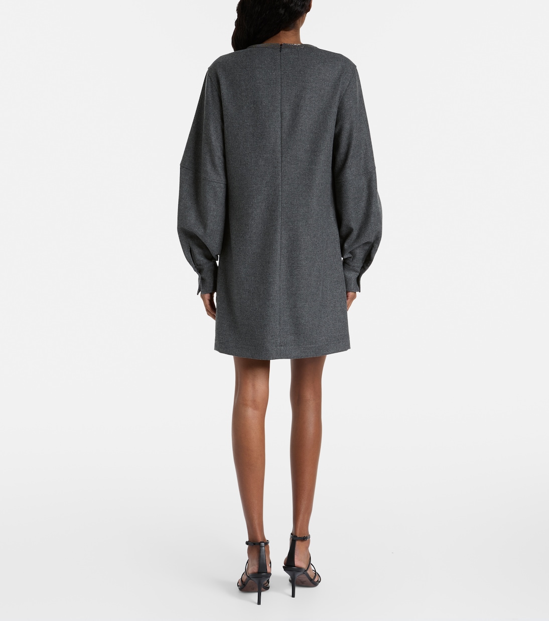 Miniabito in lana e cashmere | Brunello Cucinelli