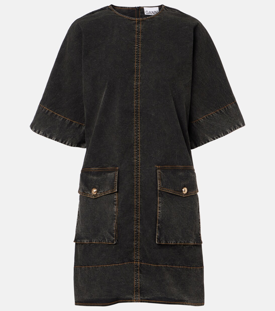 Minikleid aus Denim | Ganni