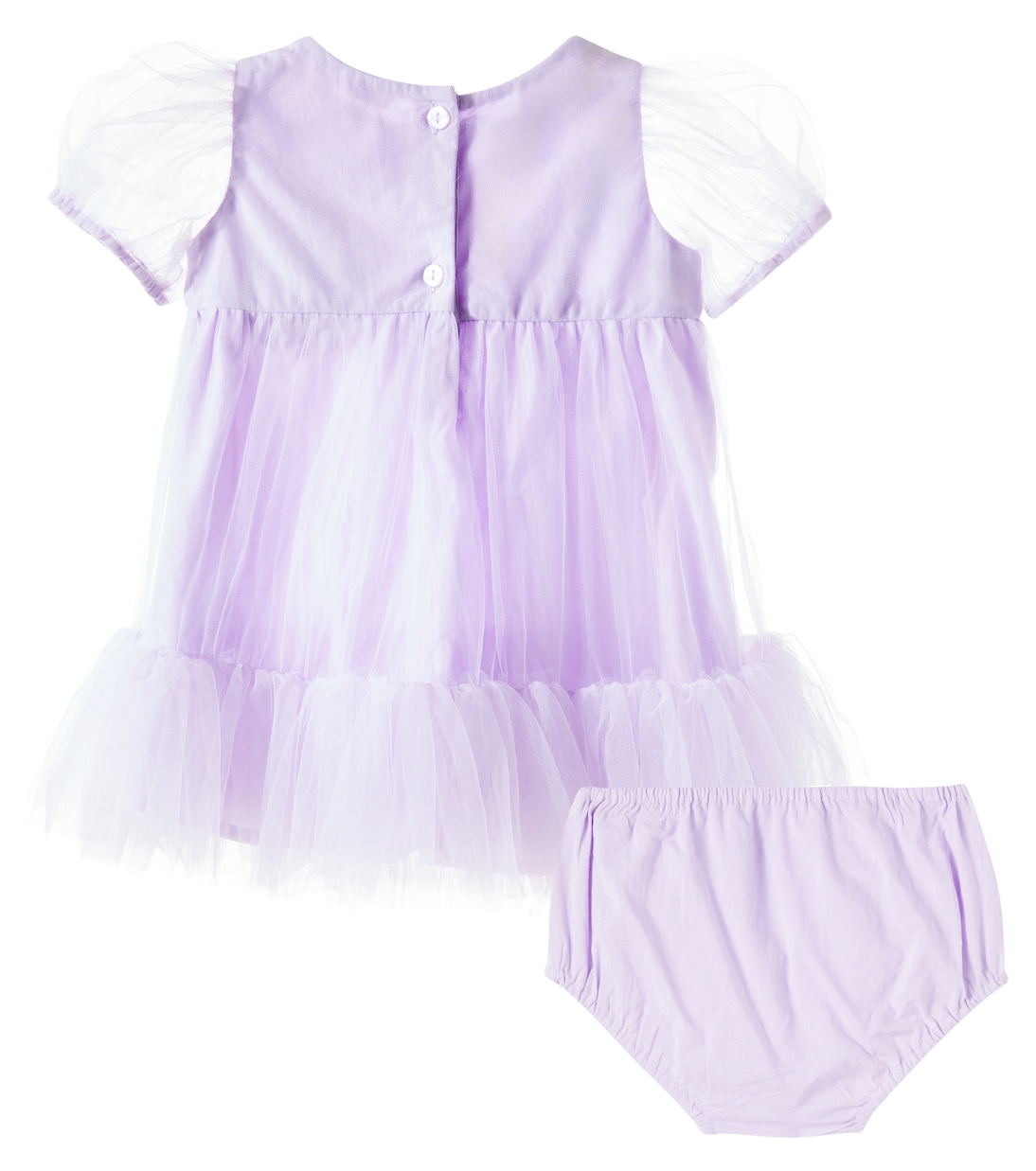 Baby Set Orchid Radiance aus Kleid und Höschen | Tutu Du Monde