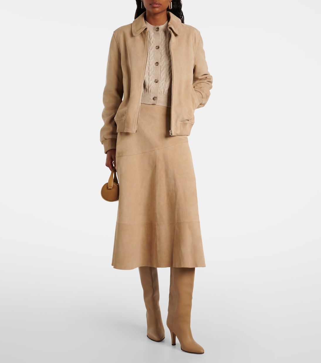 Bomberjacke aus Veloursleder | Yves Salomon